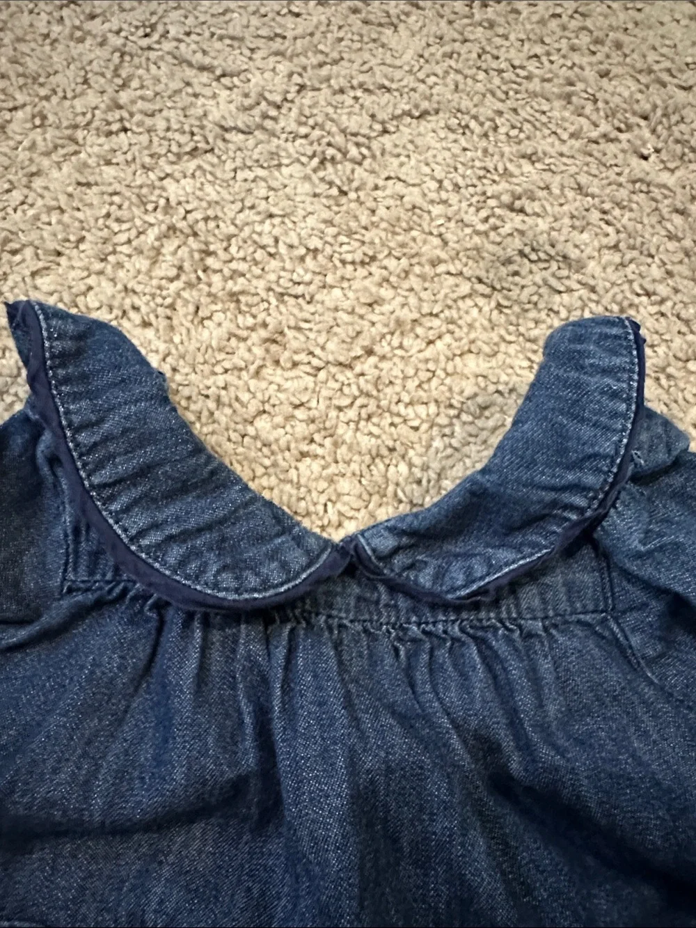GAP Girls Dark Blue Denim Tunic Jacket